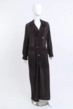Pinstripe Palazzo Jumpsuit