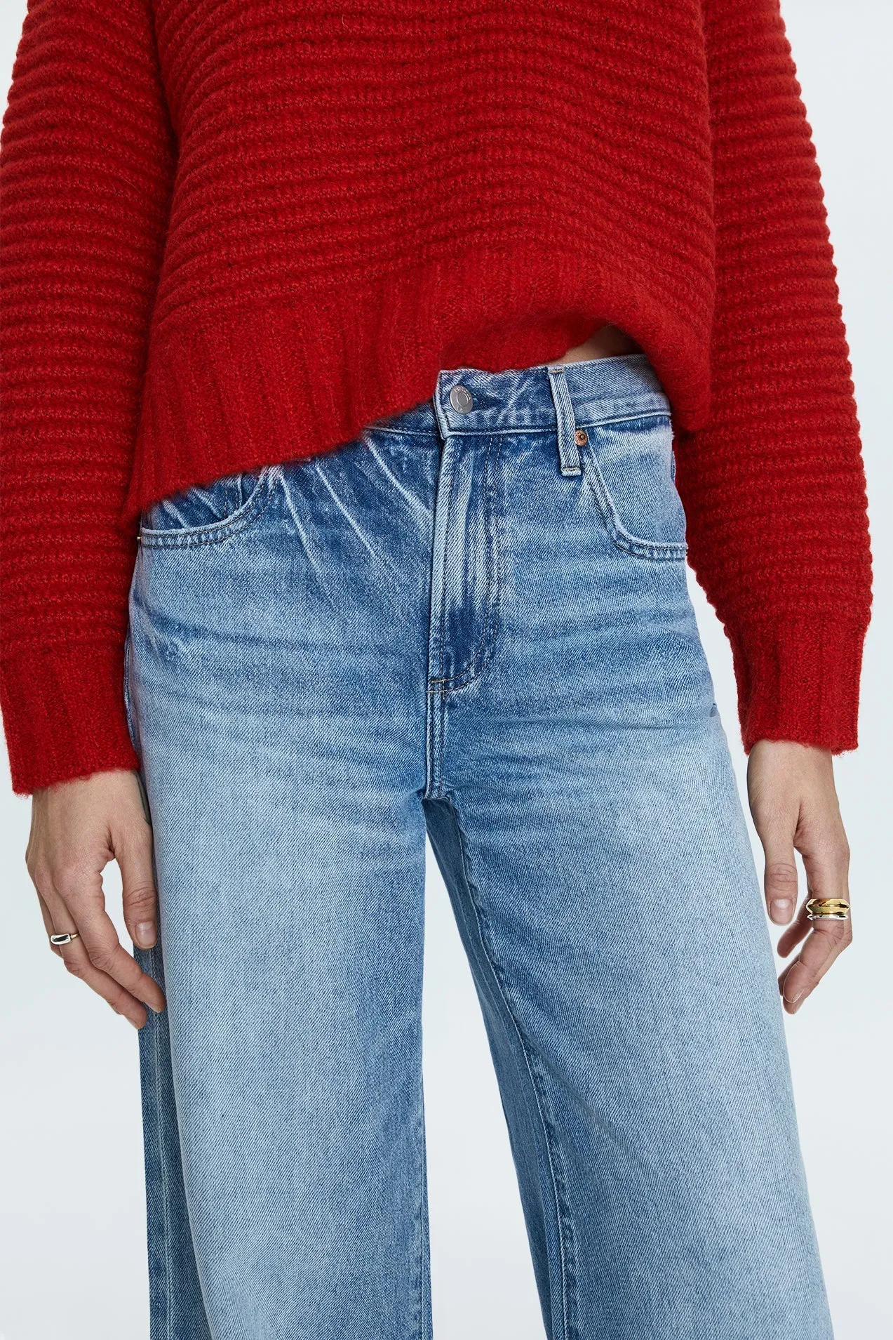 PISTOLA- WOMEN’S JADYN LOW SLUNG PALAZZO JEAN