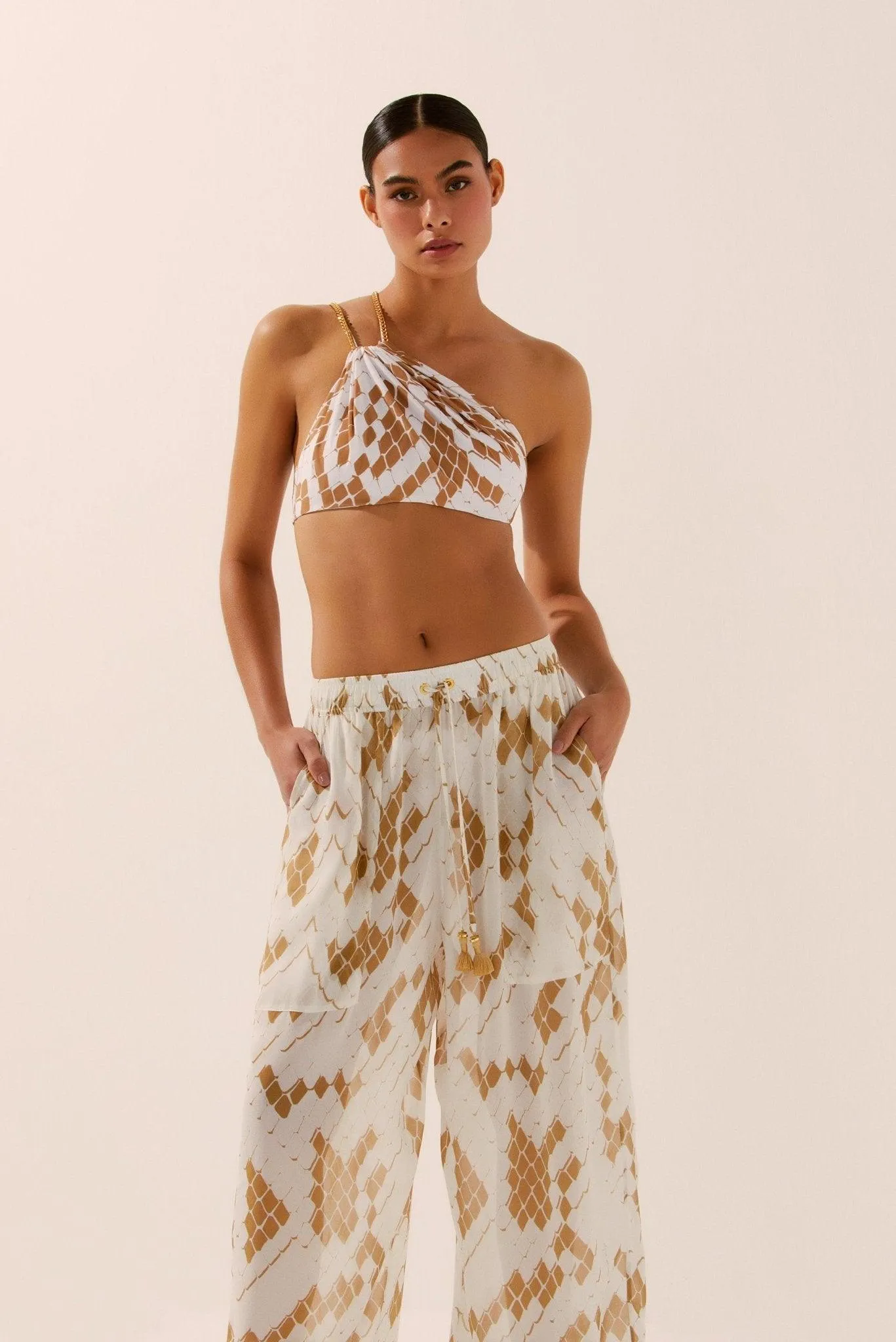 Pixiled Snake Palazzo Pants