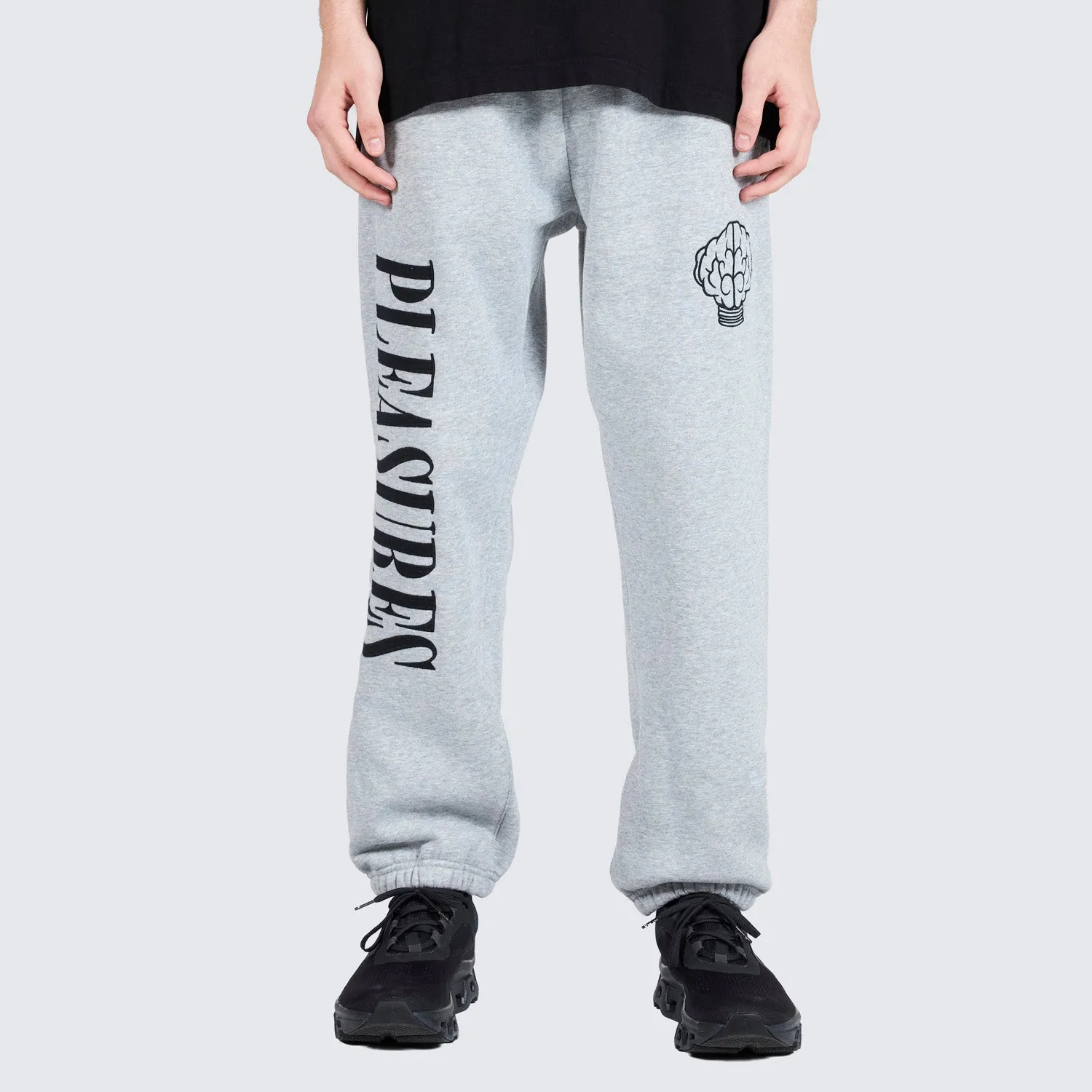 Pleasures Men Nerd Sweatpants Heather Grey