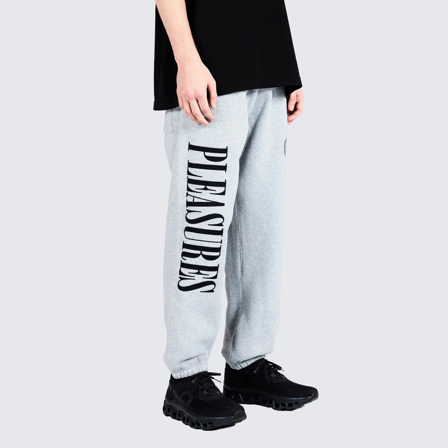 Pleasures Men Nerd Sweatpants Heather Grey