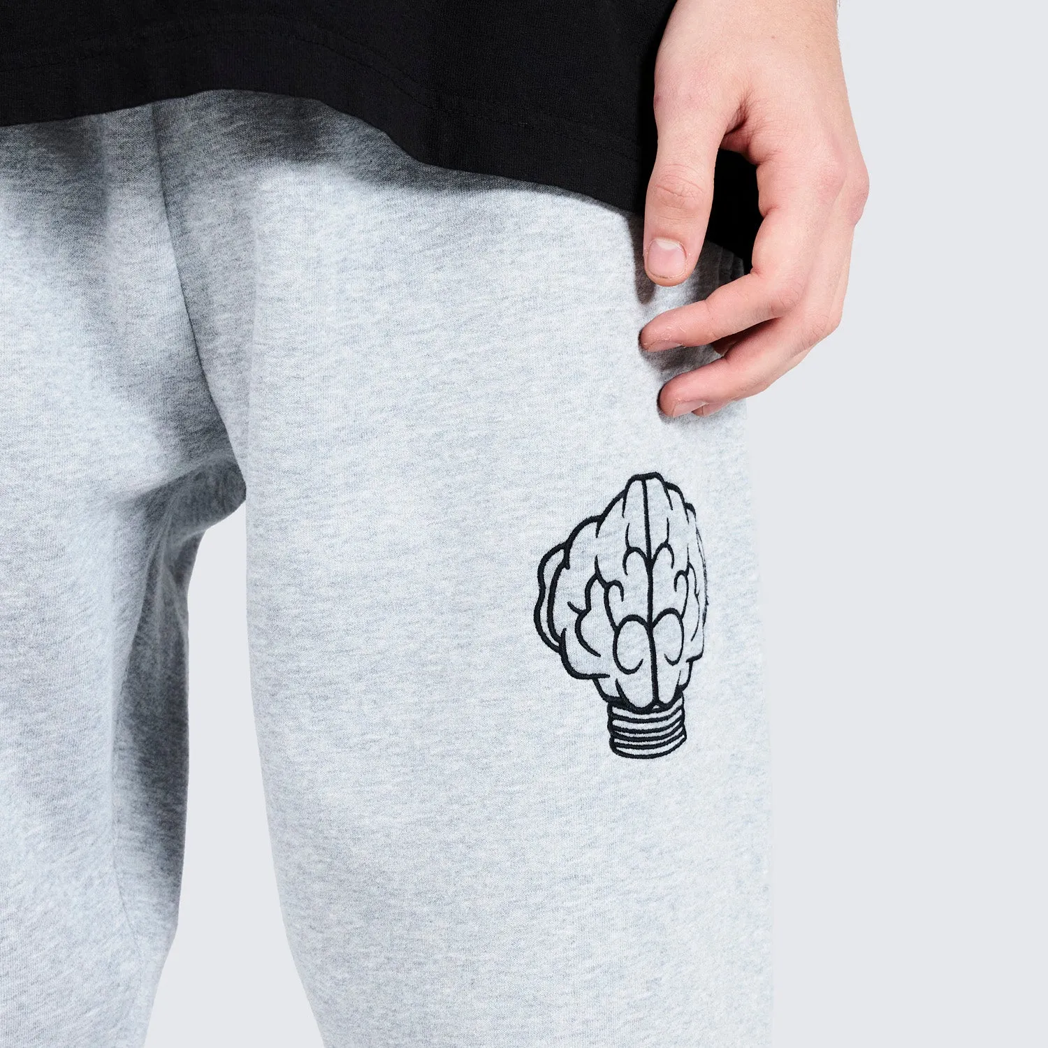 Pleasures Men Nerd Sweatpants Heather Grey