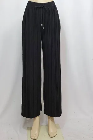 Pleated Wide Leg Palazzo Pants