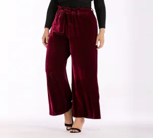 Plus Size Wide-leg Causal Pants