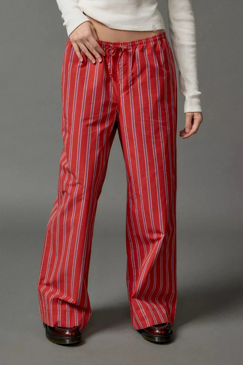 PN0140 Stripe Wide Leg Pants
