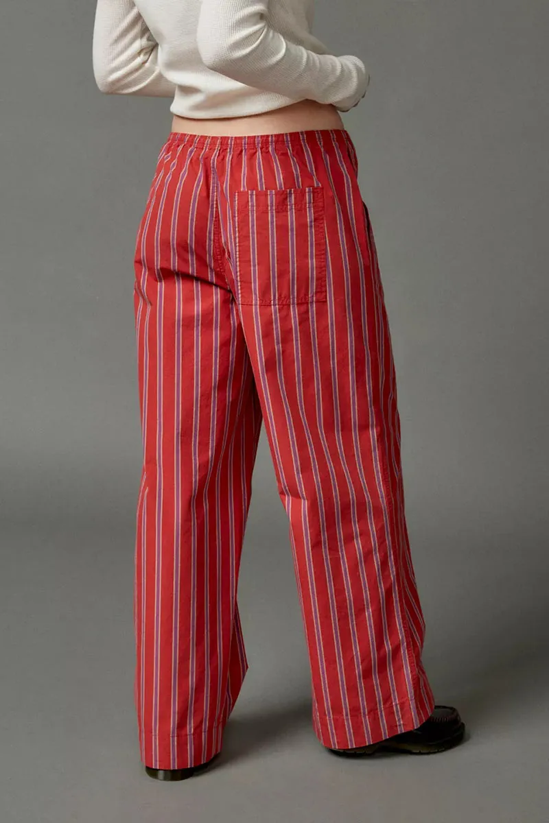 PN0140 Stripe Wide Leg Pants