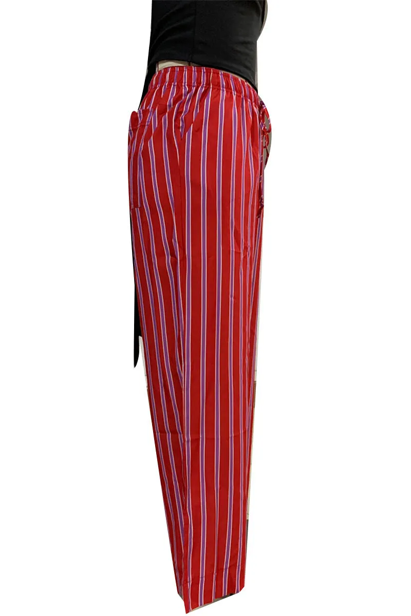 PN0140 Stripe Wide Leg Pants