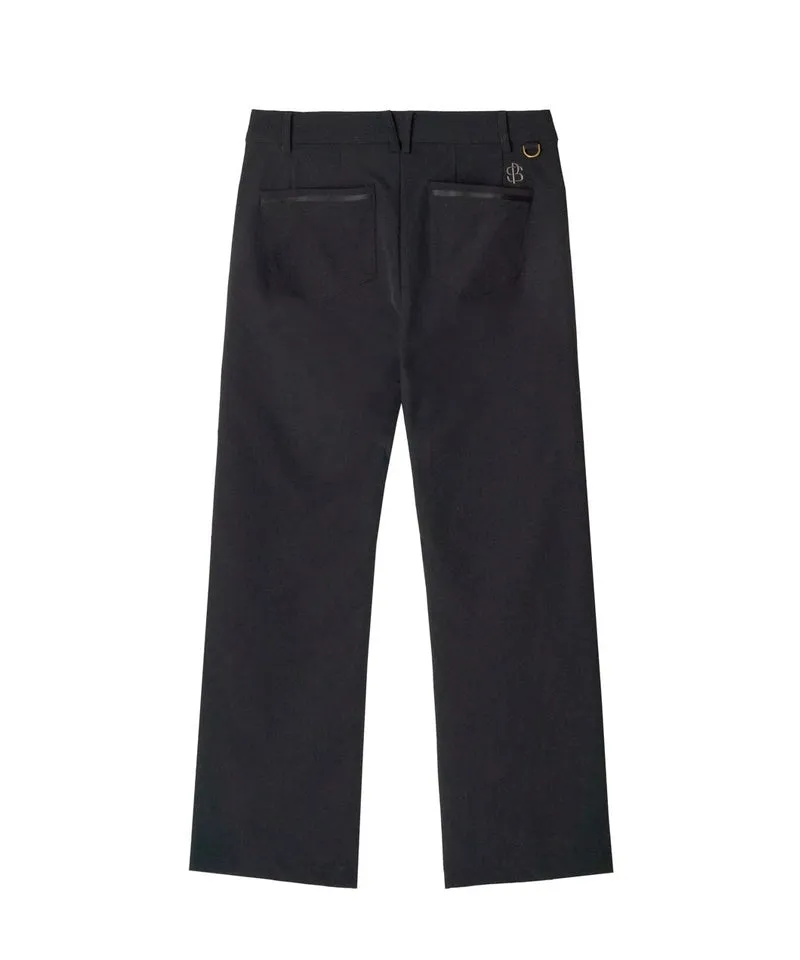 POSHERD High Stretch Bootcut Pants - Black