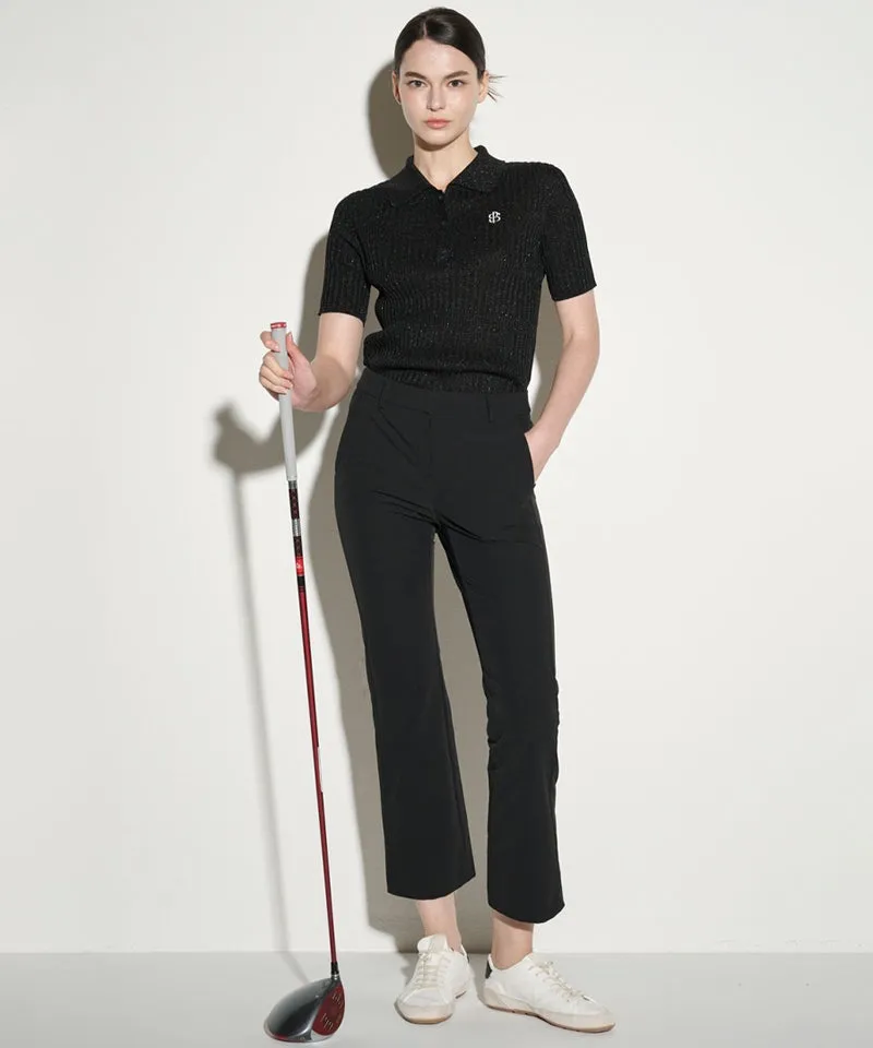 POSHERD High Stretch Bootcut Pants - Black