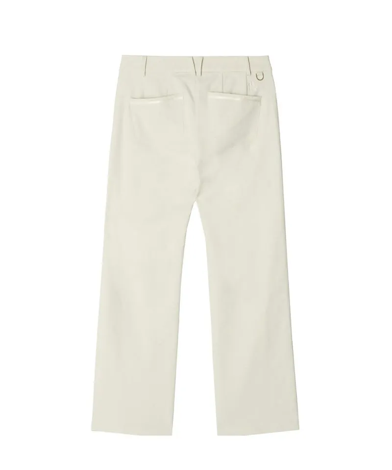 POSHERD High Stretch Bootcut Pants - Ivory