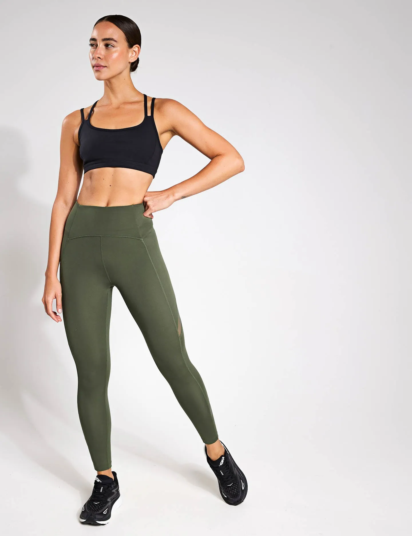 POWERBEYOND Bootcamp Midi Legging - Modern Olive