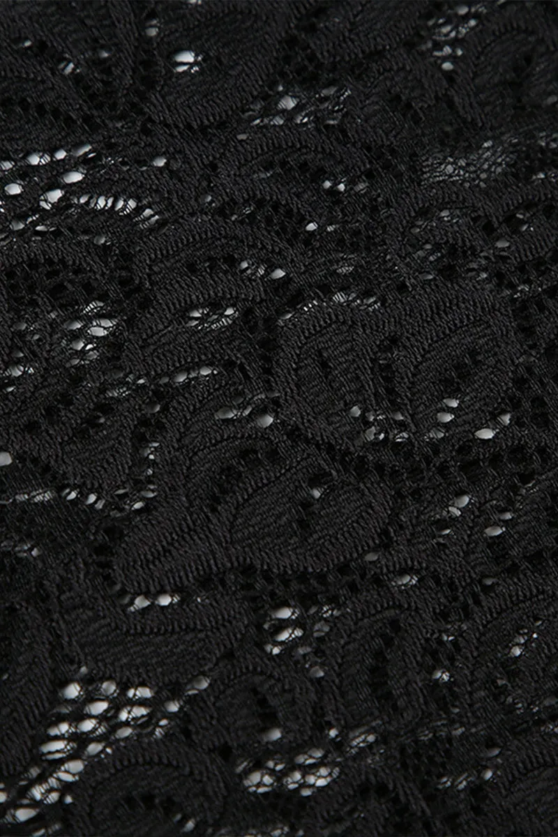PQ3287 Lace Bootcut Long Pants