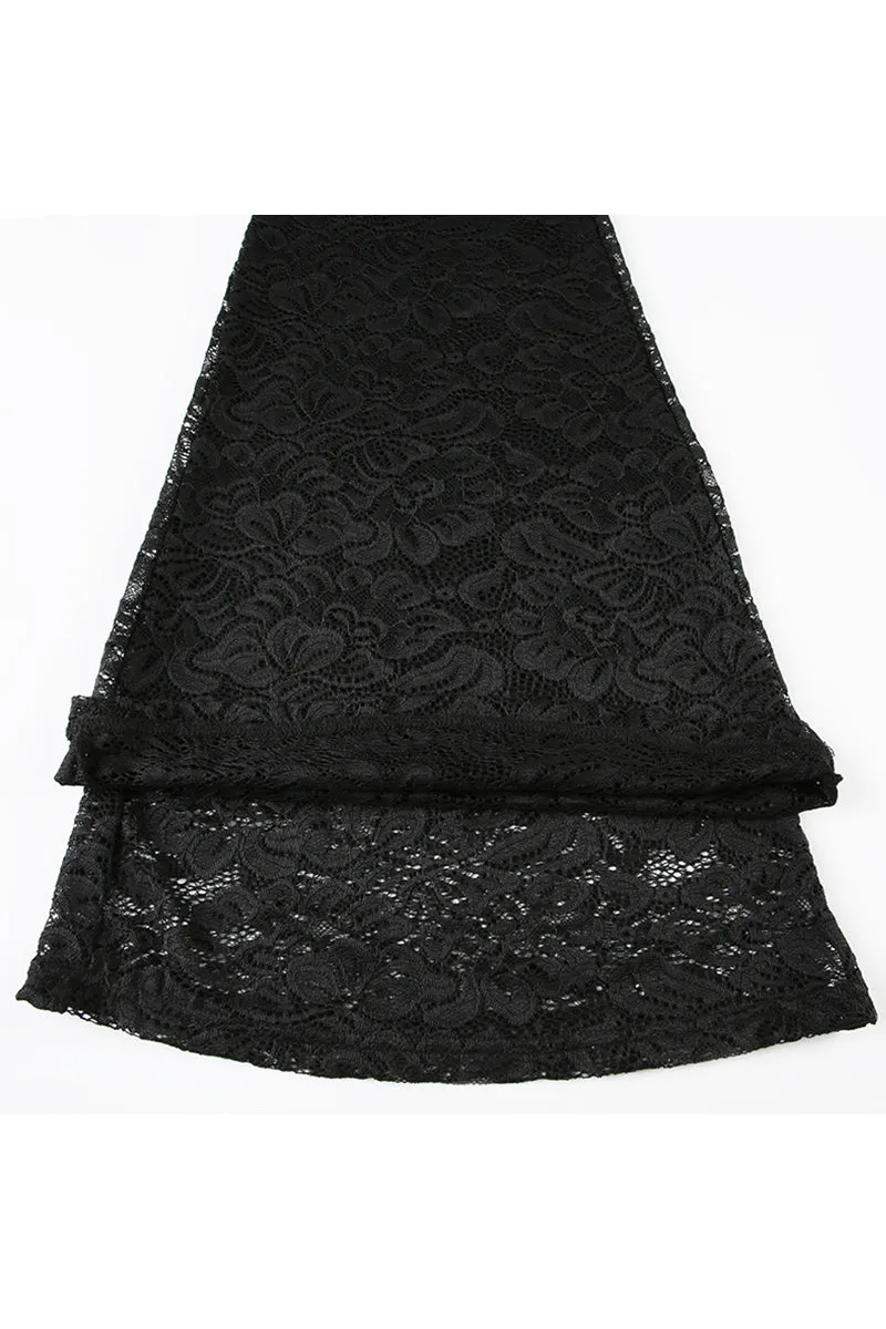 PQ3287 Lace Bootcut Long Pants
