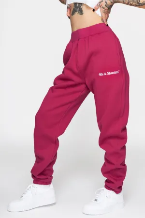 Premium Sweatpants Berry