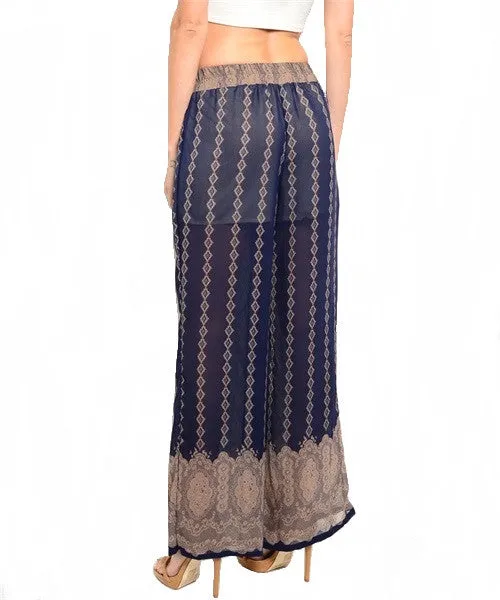 Printed Palazzo Pants
