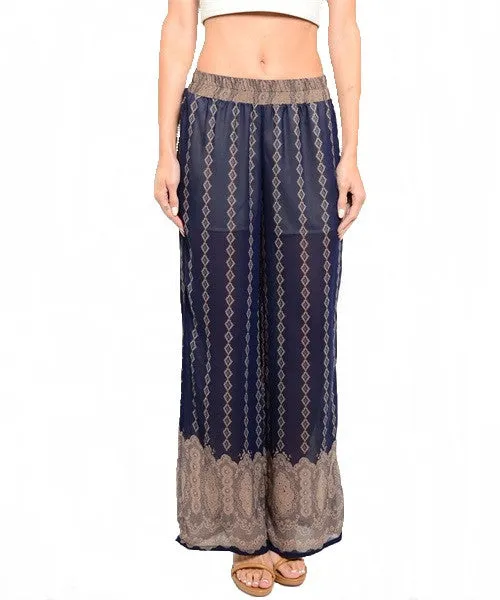 Printed Palazzo Pants