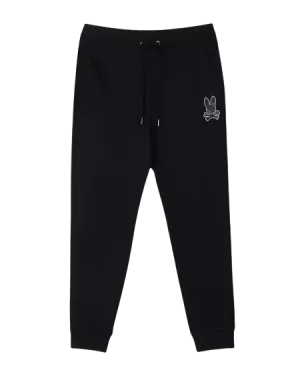 Psycho Bunny Lenox Sweatpant Black B6P105B200-001