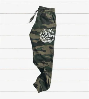 Punch Today In The Face Graphic Women's Soft Washed Sweatpants