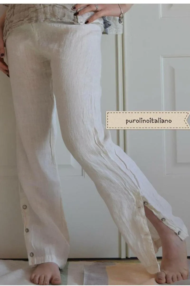Pure Italian Linen Positano Pants