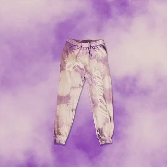 Purple Color Cloud Sweats