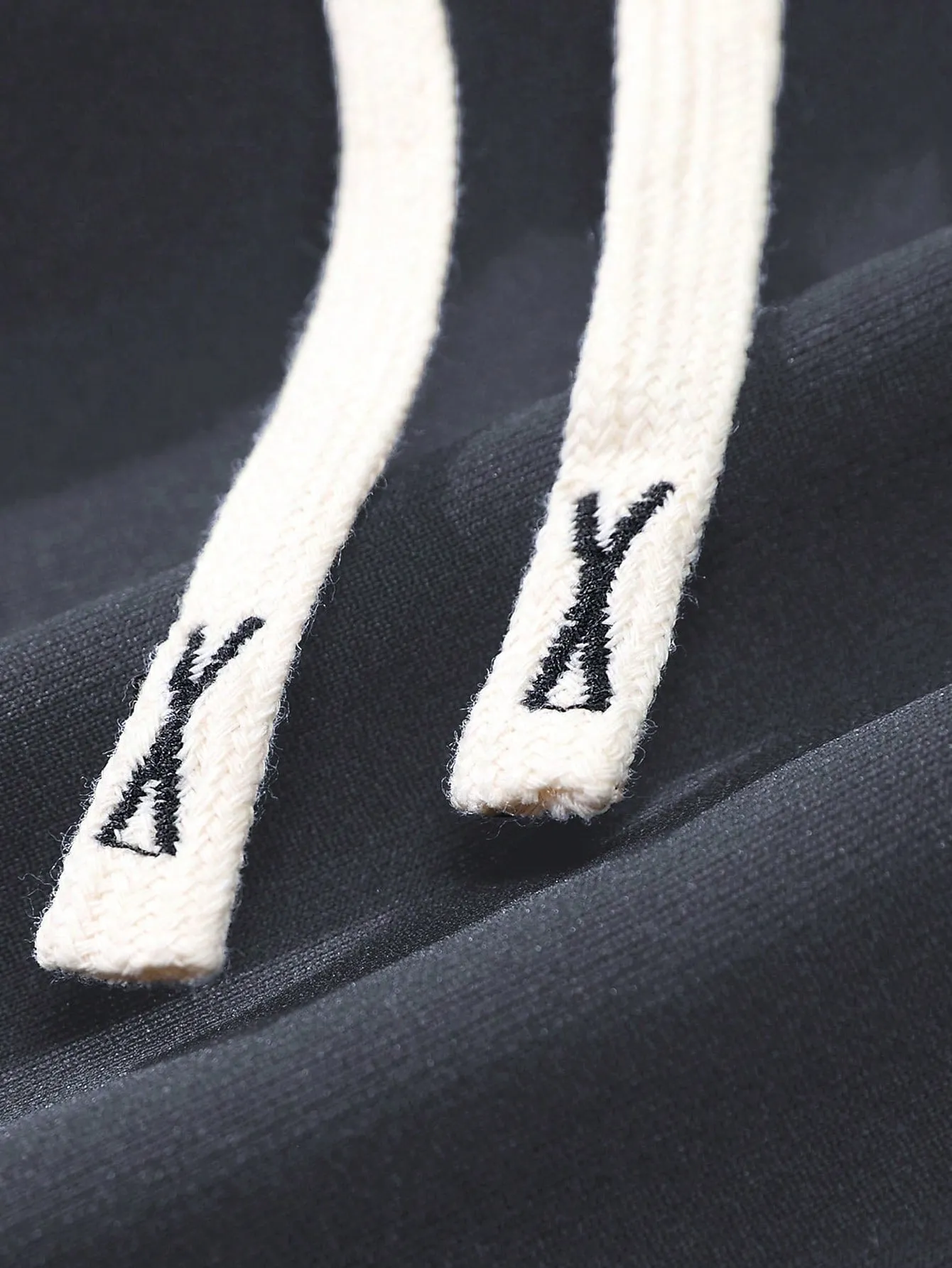 QA Fashionable Men Utility Pants, Casual And Sporty, With Simple Style, Letter Print, Drawstring Elastic Waist, Multiple Pockets, Comfortable, Versatile, Tapered Leg And Sweatpants