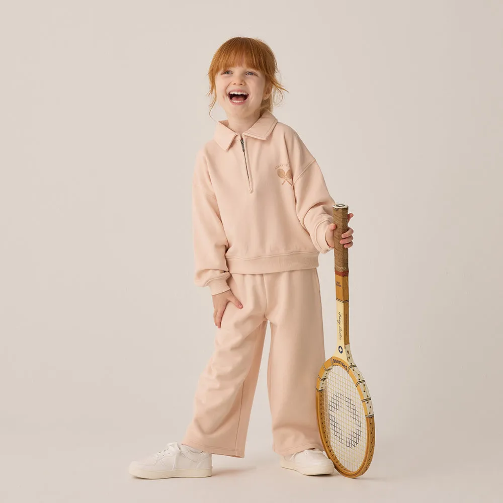 Quarter Zip Sweatshirt & Sweatpants Set | Shell