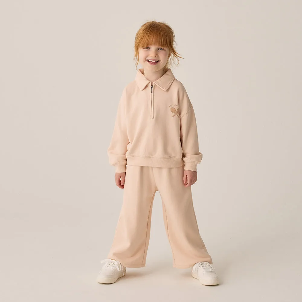 Quarter Zip Sweatshirt & Sweatpants Set | Shell