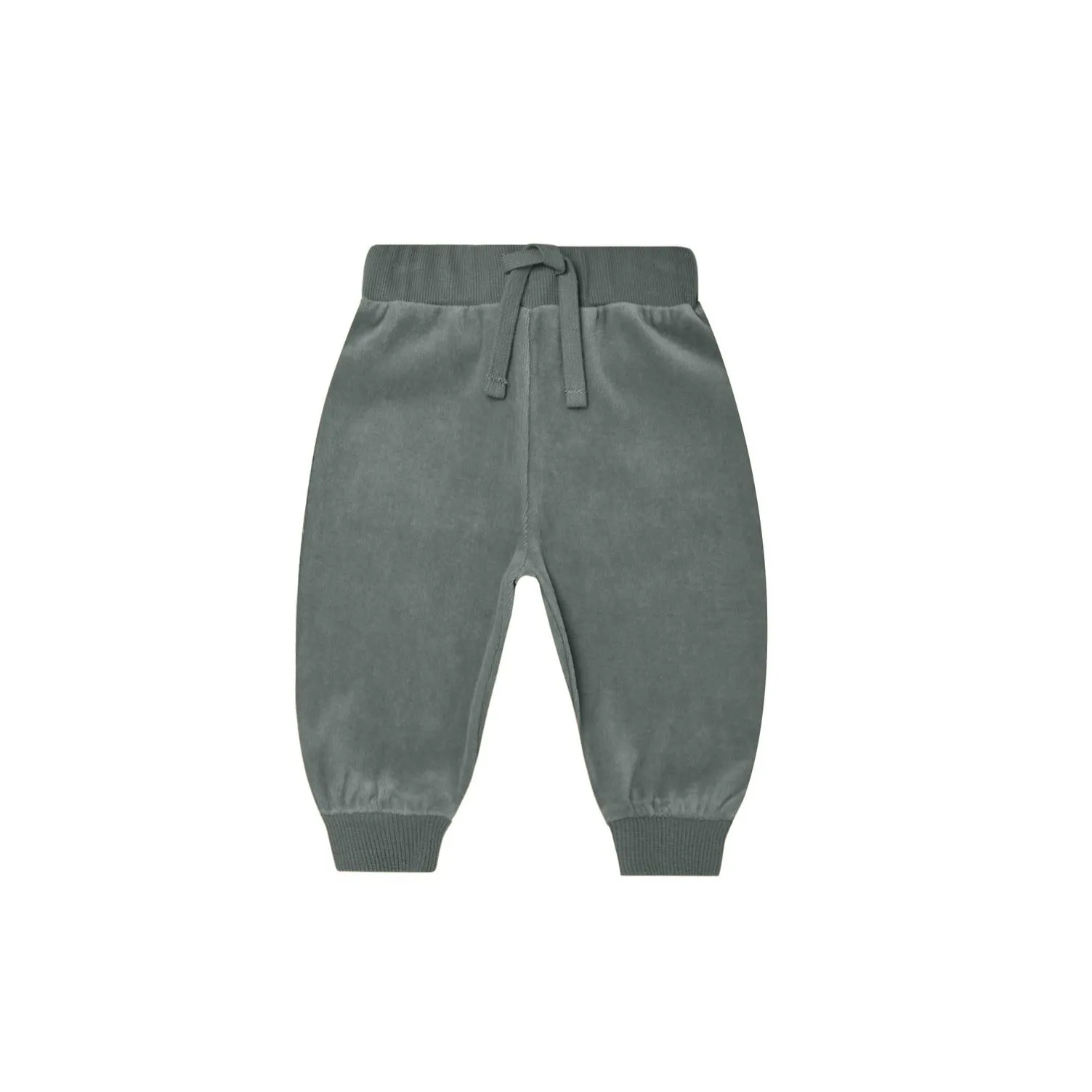 Quincy Mae Velour Relaxed Sweatpant - Dusk