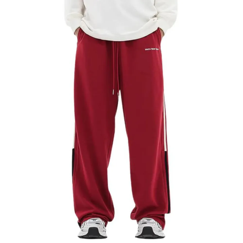 "American Style Contrast Stripe" Sweatpants