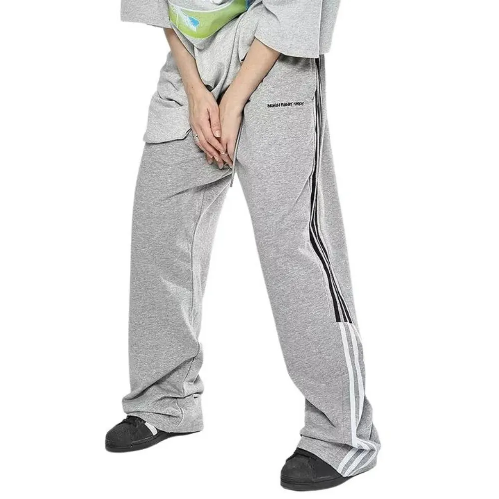 "American Style Contrast Stripe" Sweatpants