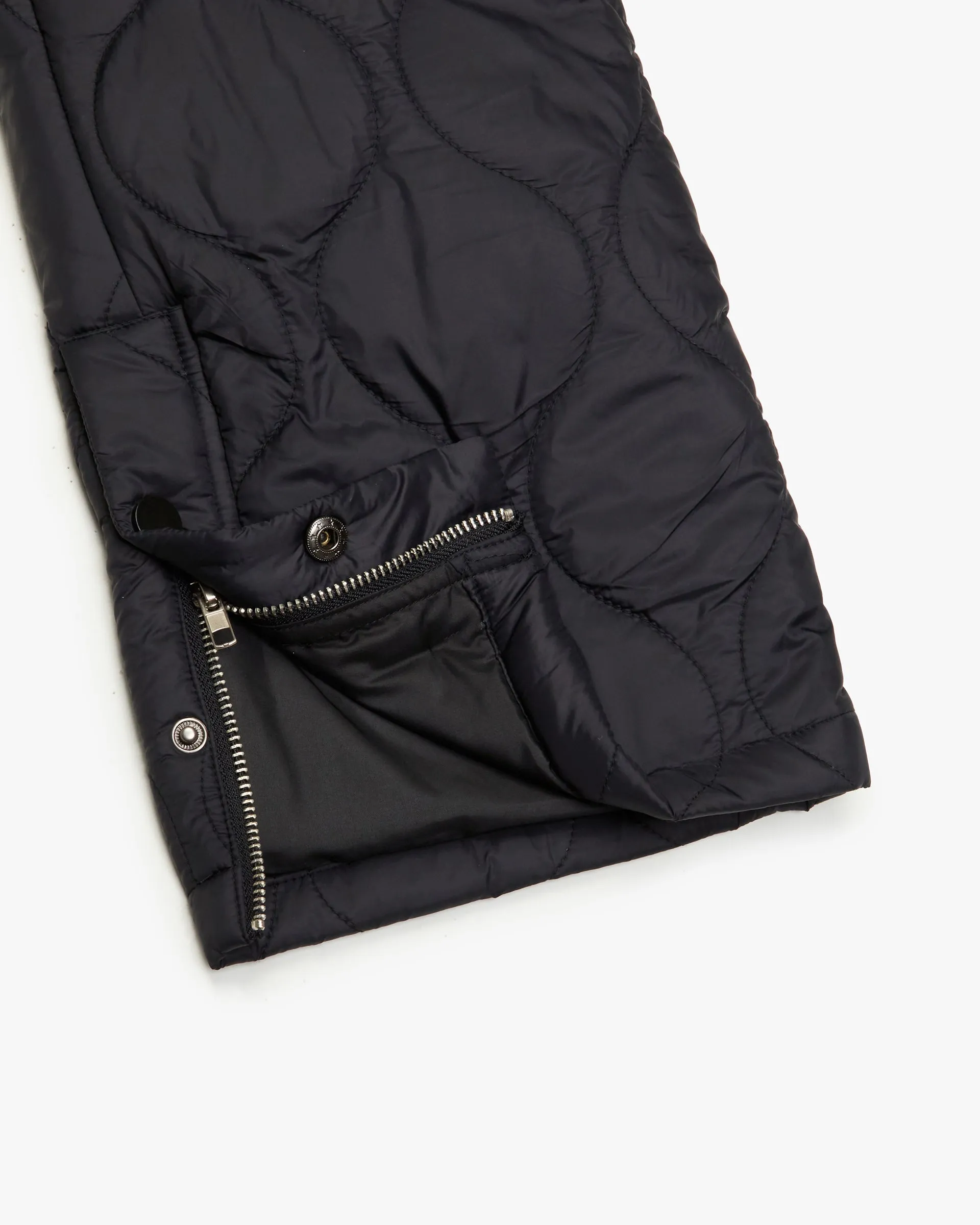 "Hives" Black Quilted Pants
