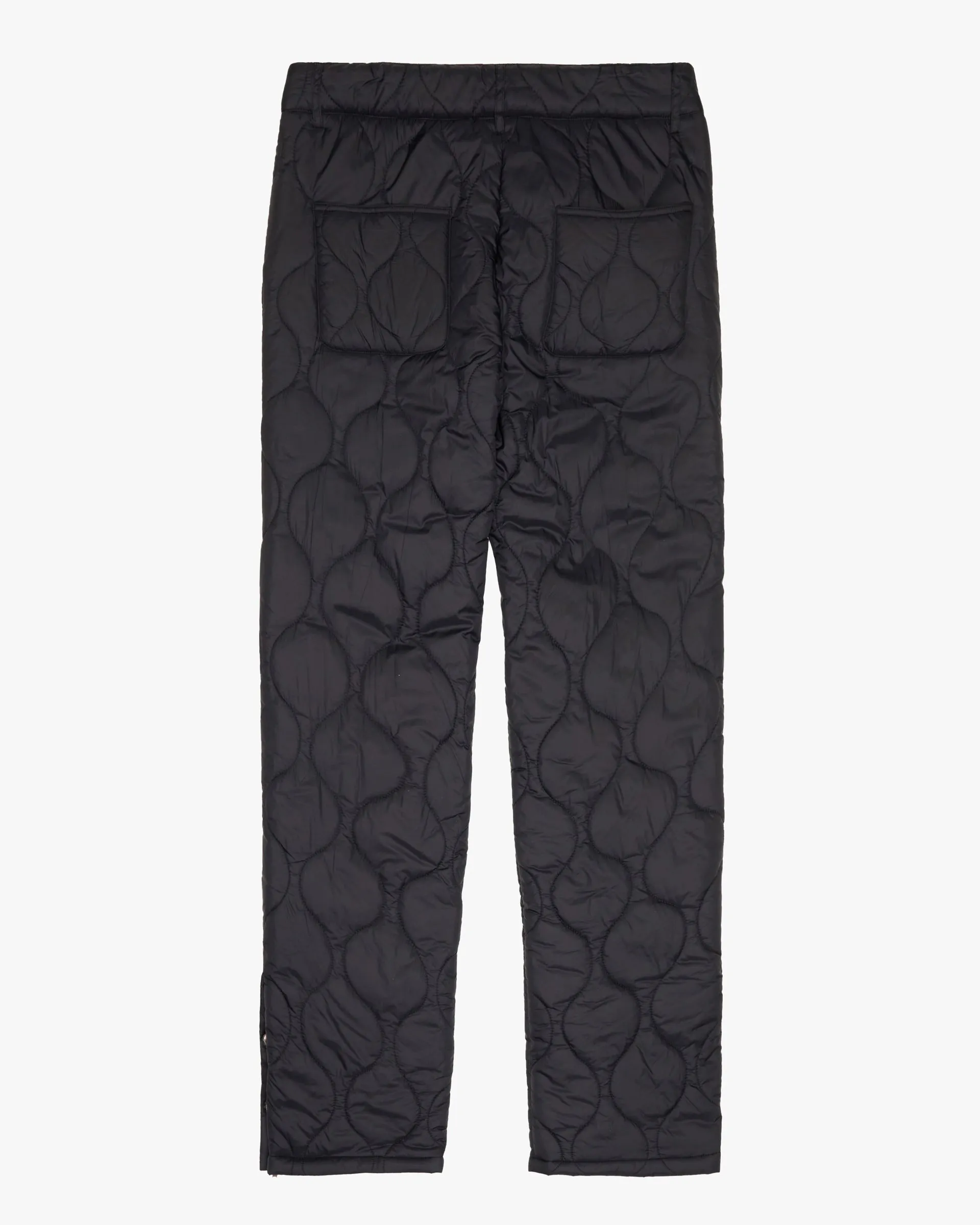 "Hives" Black Quilted Pants