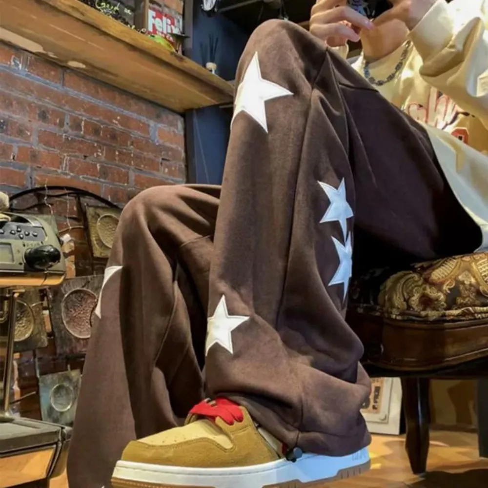 "Retro Pentagram Slim" Sweatpants