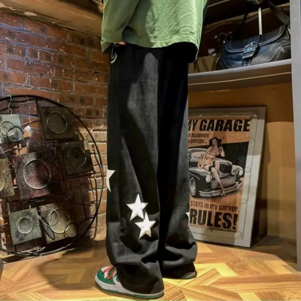 "Retro Pentagram Slim" Sweatpants