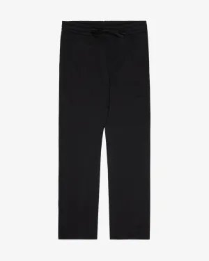 "Sure" Black Drawstring Joggers