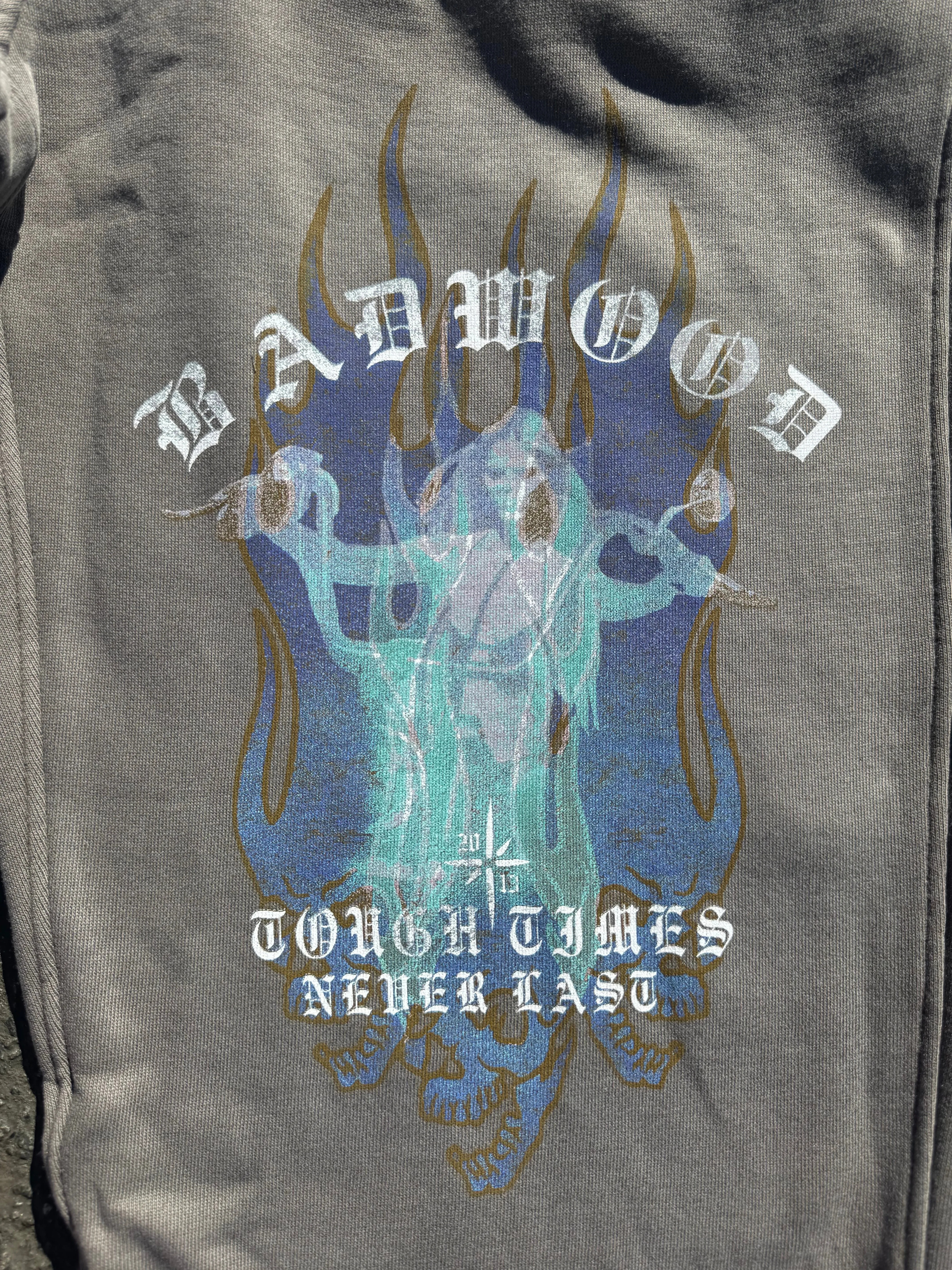 "TOUGH TIMES" Sweatpants in BURNOUT