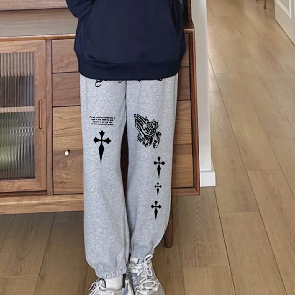 "Trendy retro high street casual cool design" Sweatpants