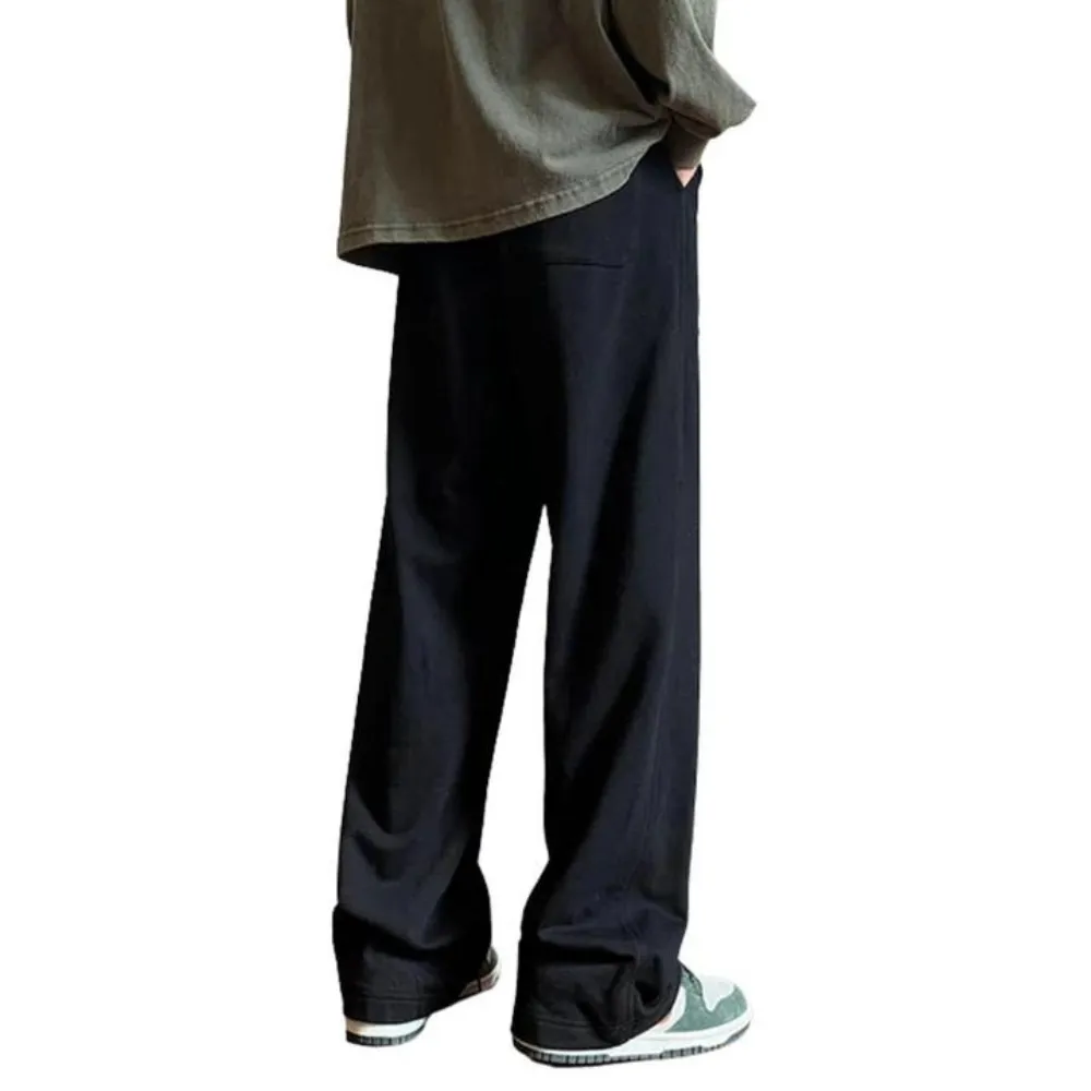 "Vintage Letter Embroidery" Sweatpants
