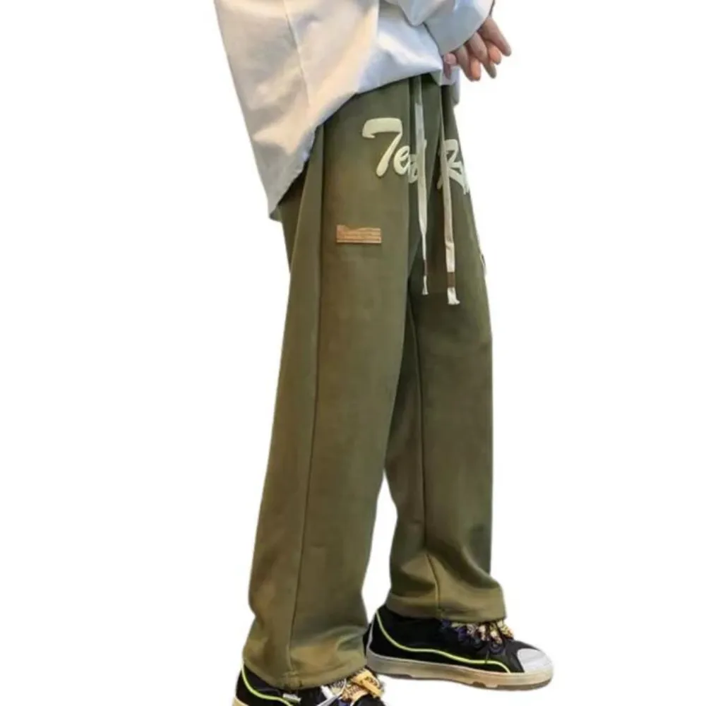 "Vintage Letter Print" Sweatpants