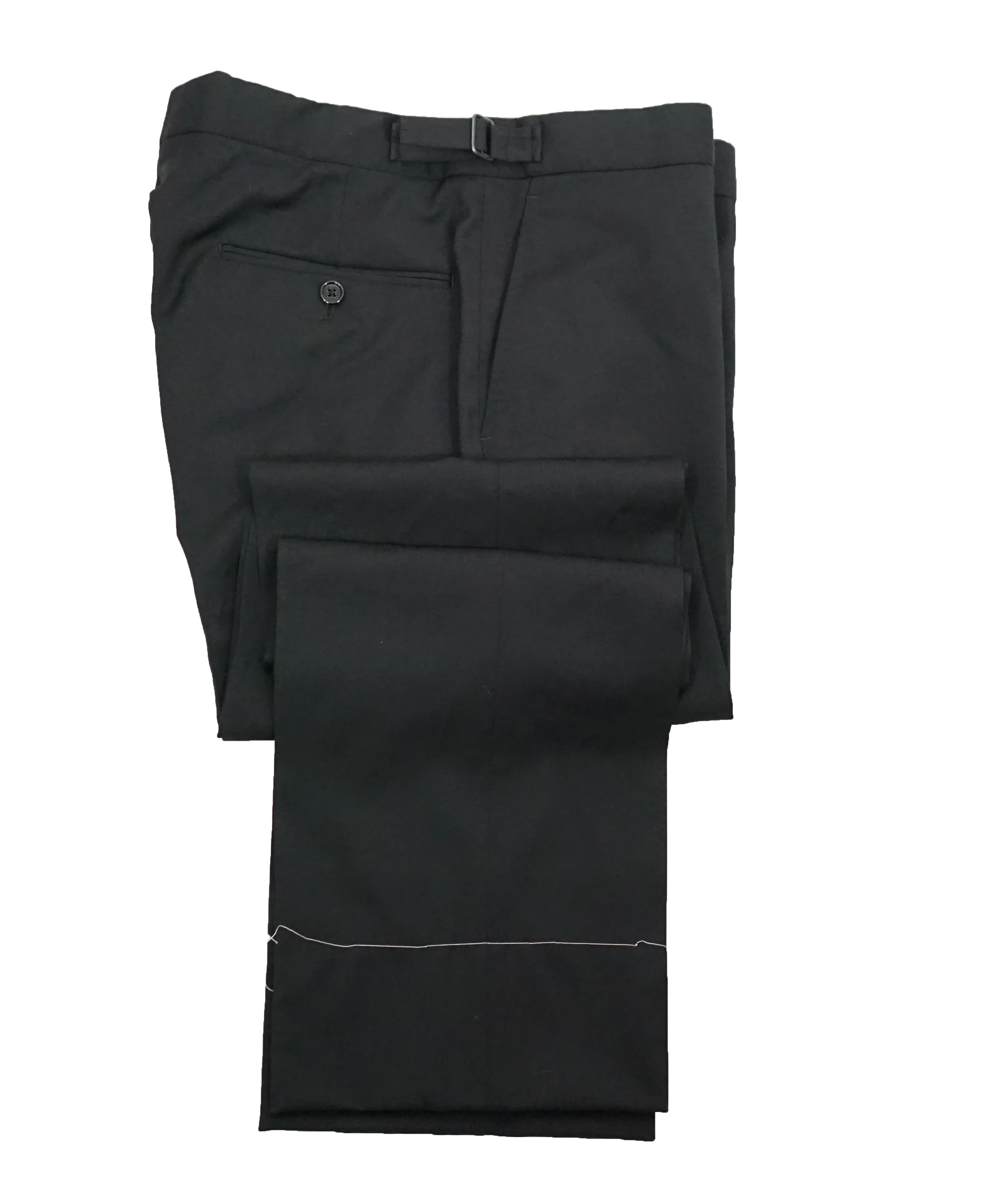 RALPH LAUREN BLACK LABEL - Black Semi-Lined Light Weight Summer Suit - 40L