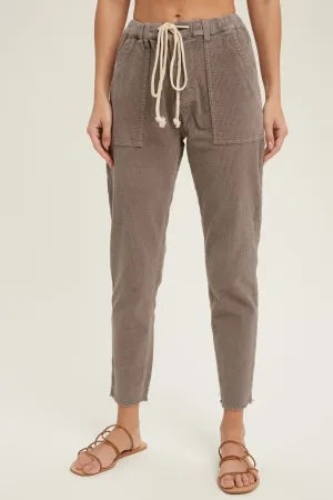 Raw Cut Corduroy Pants