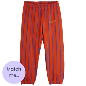 Red Striped Joggers