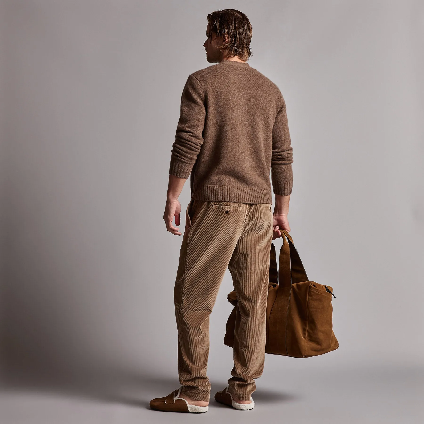 Relaxed Fit Corduroy Chino - Chestnut Pigment