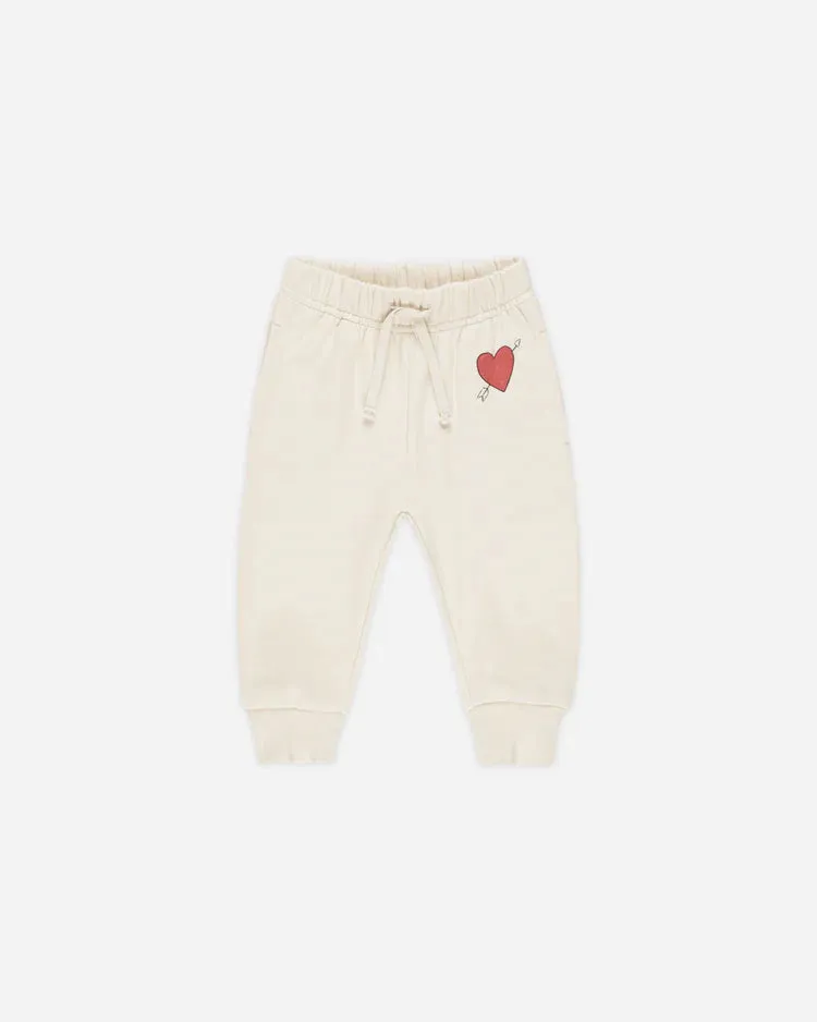 Relaxed Fleece Sweatpants || Cupid