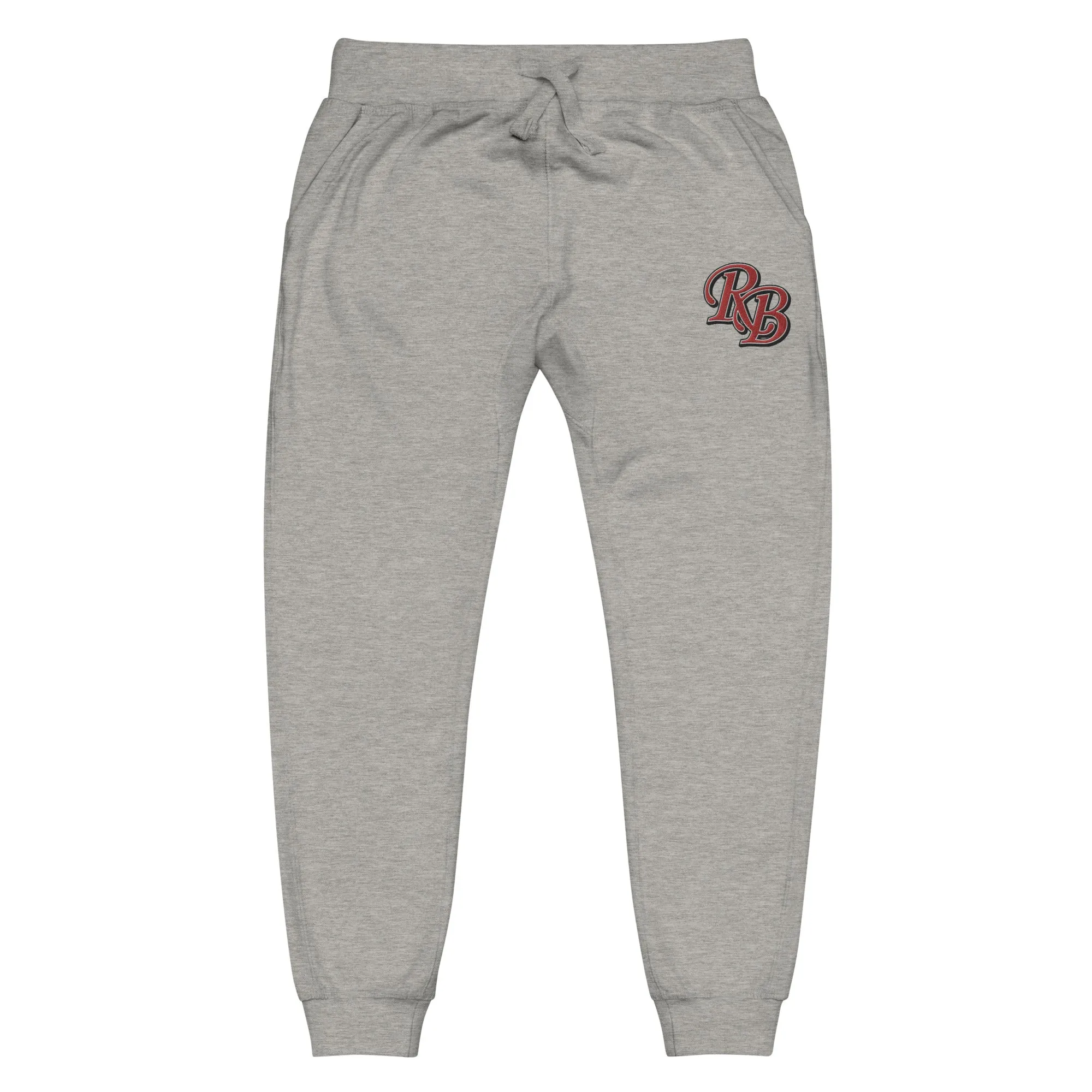 Retro Black Lettered Unisex fleece sweatpants