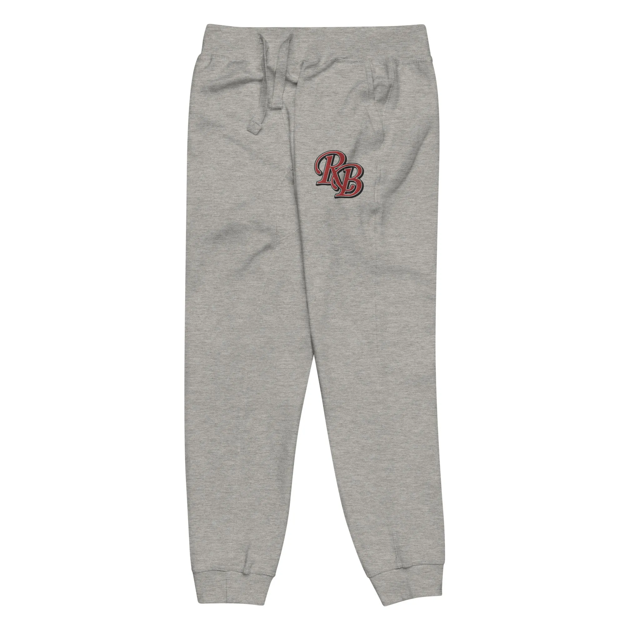 Retro Black Lettered Unisex fleece sweatpants