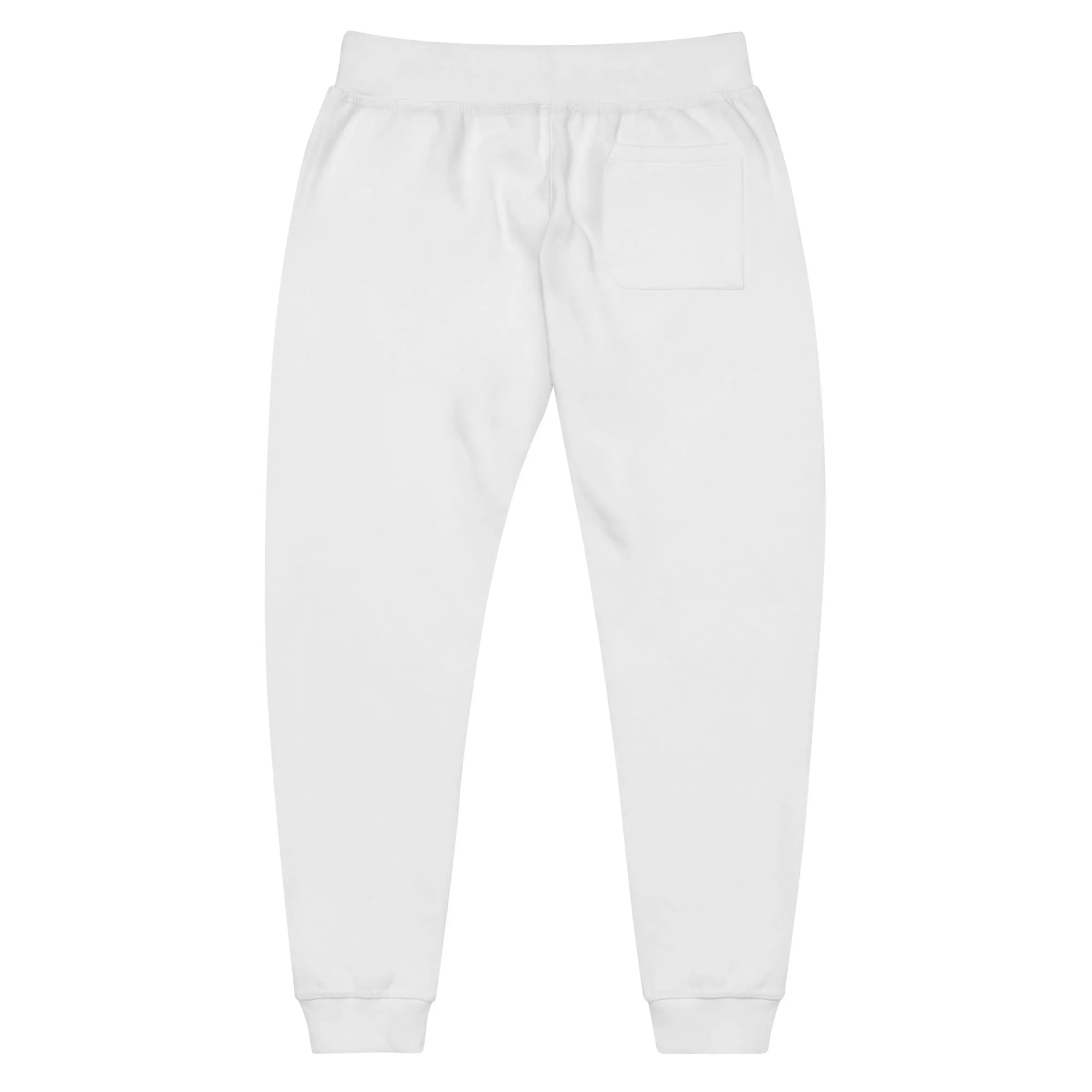 Retro Black Lettered Unisex fleece sweatpants