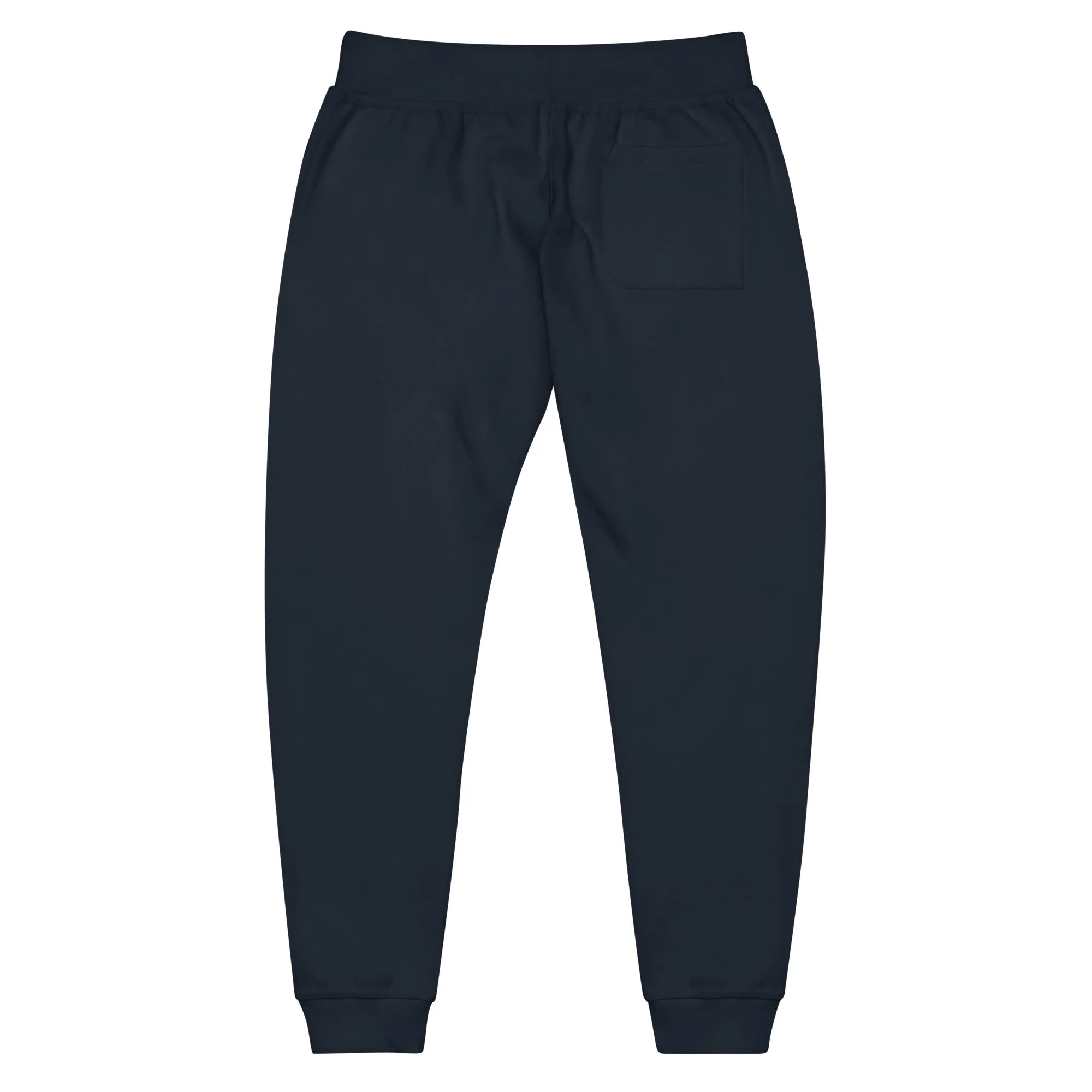 Retro Black Lettered Unisex fleece sweatpants