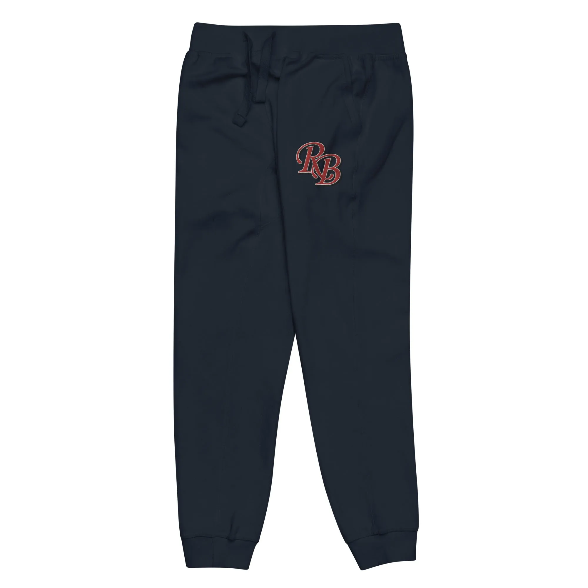 Retro Black Lettered Unisex fleece sweatpants