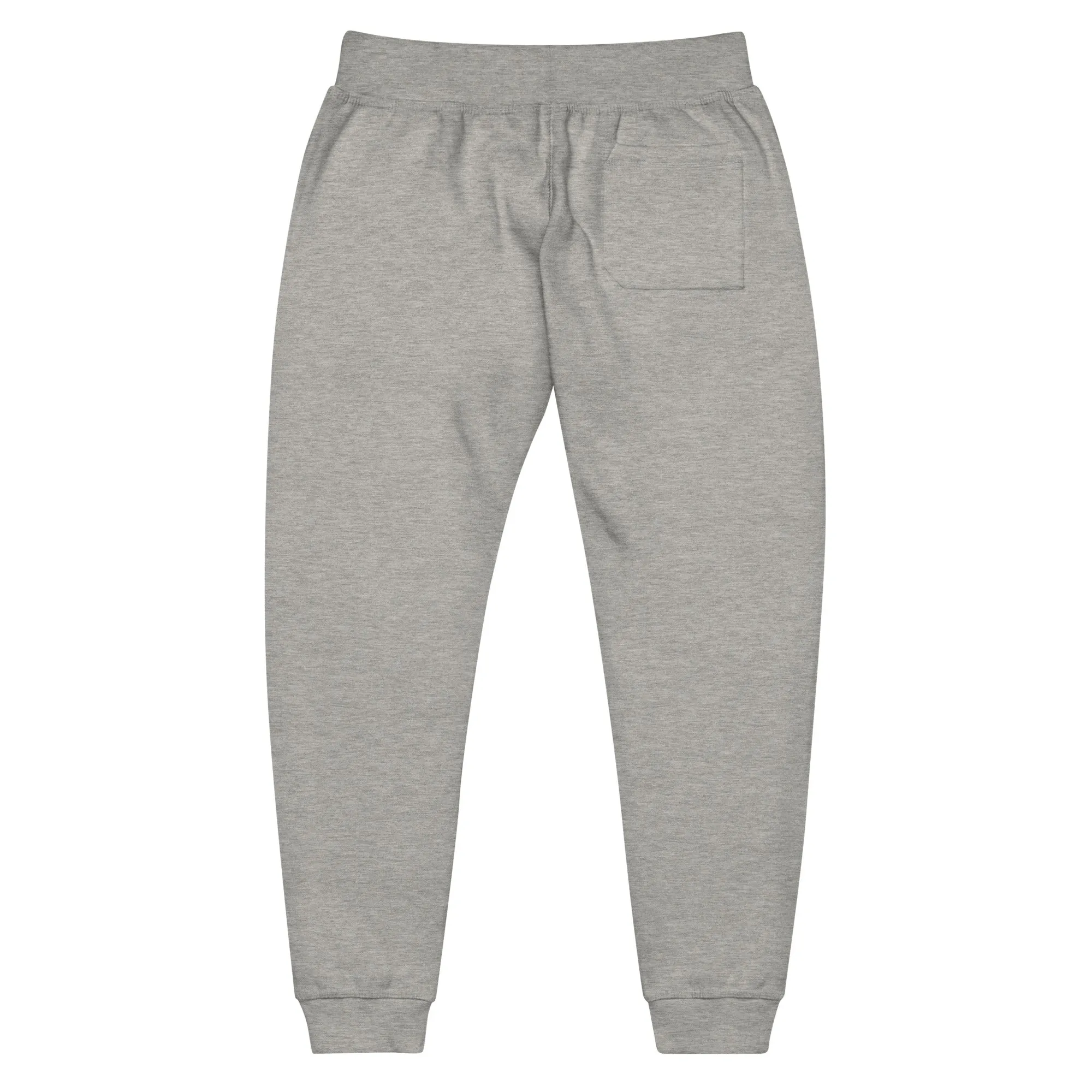Retro Black Lettered Unisex fleece sweatpants